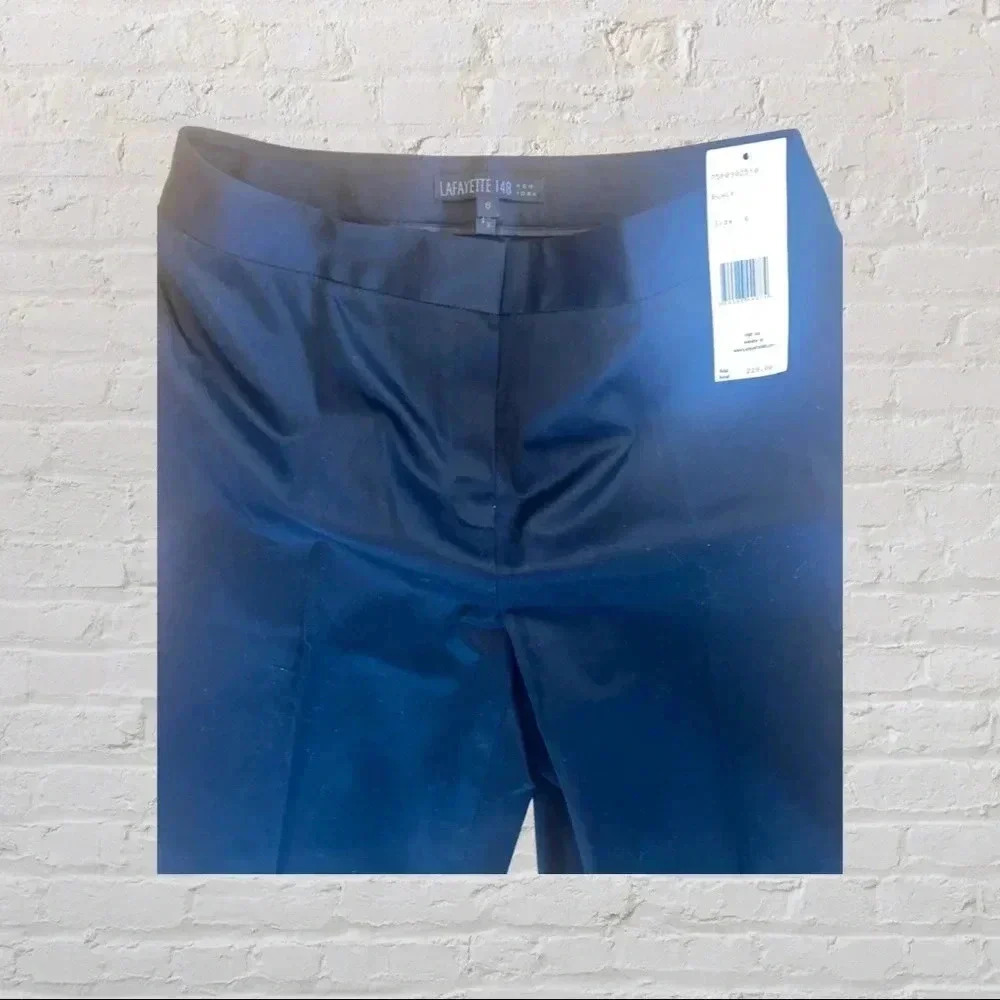 Lafayette 148 New York Slacks - Black - Picture 4 of 5